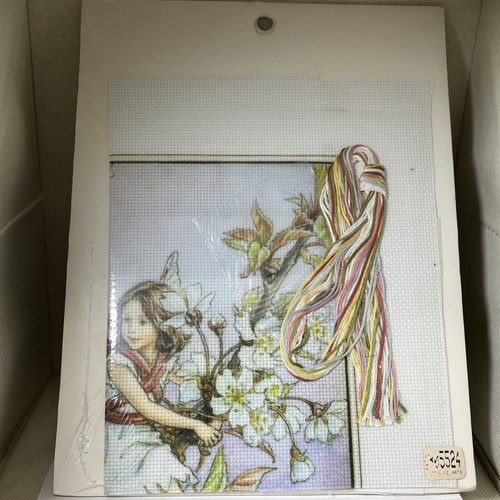 Flower Fairie Cross Stitch Kit Wild Cherry Blossom Fairy 5524 Cicely Mary Barker - Picture 9 of 16