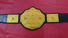 World Heavyweight Big Gold Championship Replica Title Belt 4mm  Adult New