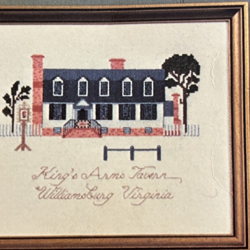 Cross Stitch Designs FROM WILLIAMSBURG 16pg booklet 10 Designs 1980 by YO - Bild 4 von 7