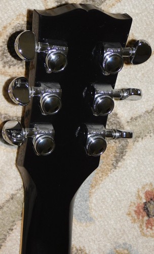 Guitarra Eléctrica Gibson Les Paul Standard Premium Plus Negra Translúcida 2012 - Imagen 14 de 20