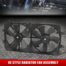 For 00-02 Mazda 626 2.0L 4Cyl Engine OE Style A/C Radiator Cooling Fan Assembly