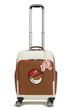[Malbon Golf] Blaze Classic Trolley Boston Bag TAN - Expedited Shipping