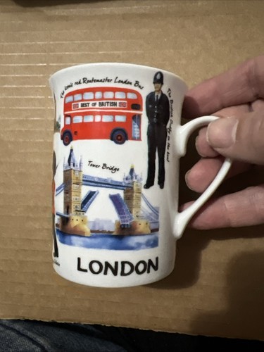 Elgate Ceramics Mug London Historical Landmarks Tower Bridge Big Ben Piccadilly  - Picture 3 of 5