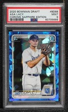 2020 Bowman Chrome Draft Sapphire Edition Asa Lacy #BD-88 PSA 9 MINT