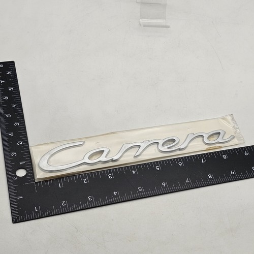 Genuine OEM 1996 PORSCHE 911 993 Carrera Script Logo Emblem Badge 993559237024PU - Picture 6 of 6