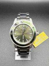 Invicta Specialty Gramercy Men’s Watch - 45mm - Green & Stainless Steel