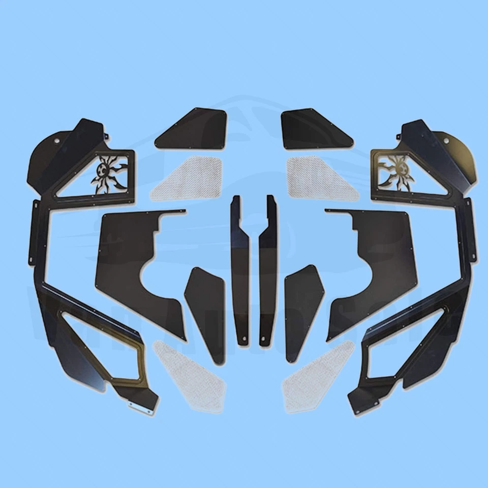 Guardabarros interior JK Poison Spyder izquierdo, derecho, delantero para Jeep Wrangler 2007-2018 Foto 2 de 2