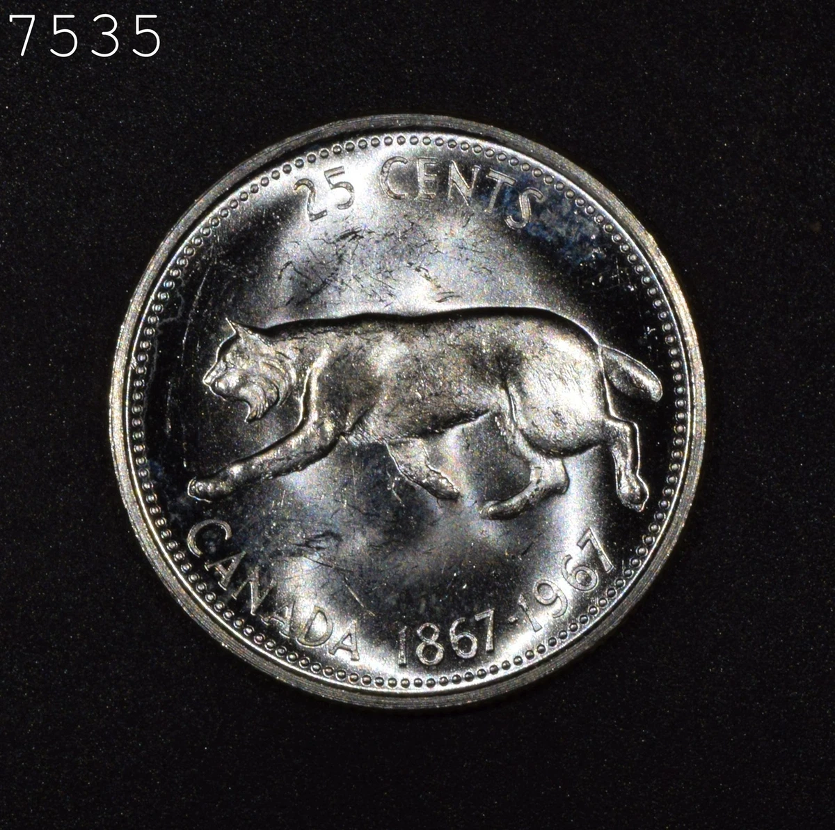 1967 加拿大硬币印第安纳加拿大二十五美分| eBay