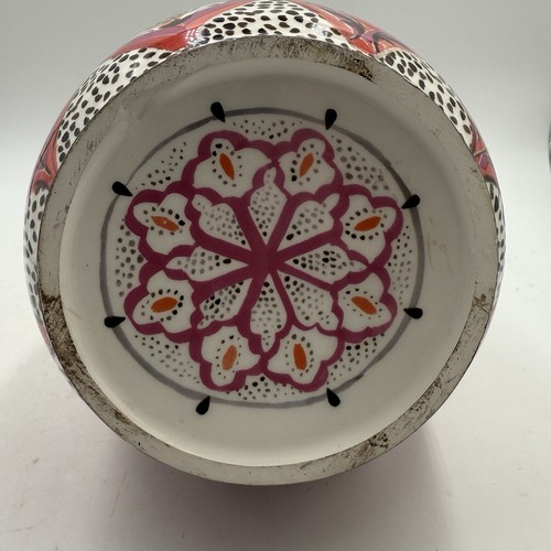 Anthropologie Revella Keramik Krug Rosa Lila Boho Federn - Bild 14 von 14