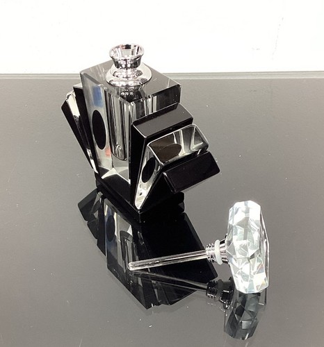 Vintage Art Deco ‘Fan Style’ Crystal Perfume Bottle Weight 228g - Picture 3 of 8