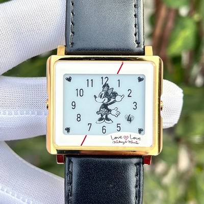 Epson Smart Canvas Disney Mickey Loves Minnie Sparkle Digital Japan Unisex Watch