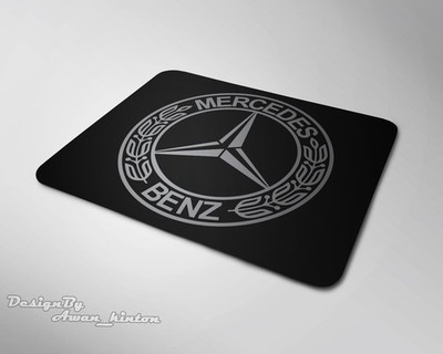 Rubber Mouse Pad Mercedez Funny benz Logo Mouse Mad New