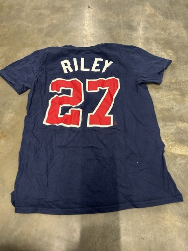 Atlanta Braves Austin Riley T Shirt M Majestic - Picture 3 of 3