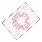  2 Pieces Ausrollmatte Für Teig Rutschfeste Backmatte Kuchen Backvorgänge