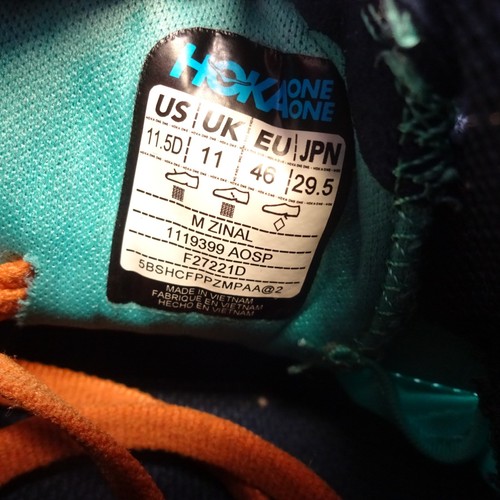 Hoka One One Laufschuhe Größe 11 Herren Blau Zinal Schuh Sport Jogging (D) - Bild 11 von 14