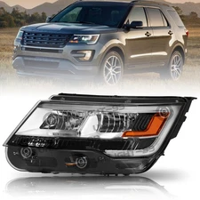 Fit 2016 2017 2018 Ford Explorer Limited/XLT/Platinum LED DRL Driver Headlight