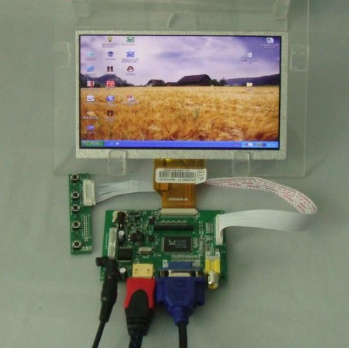 HDMI/VGA/2AV + Reversing Driver Board + 7 Zoll AT070TN90 800*480 LCD Display