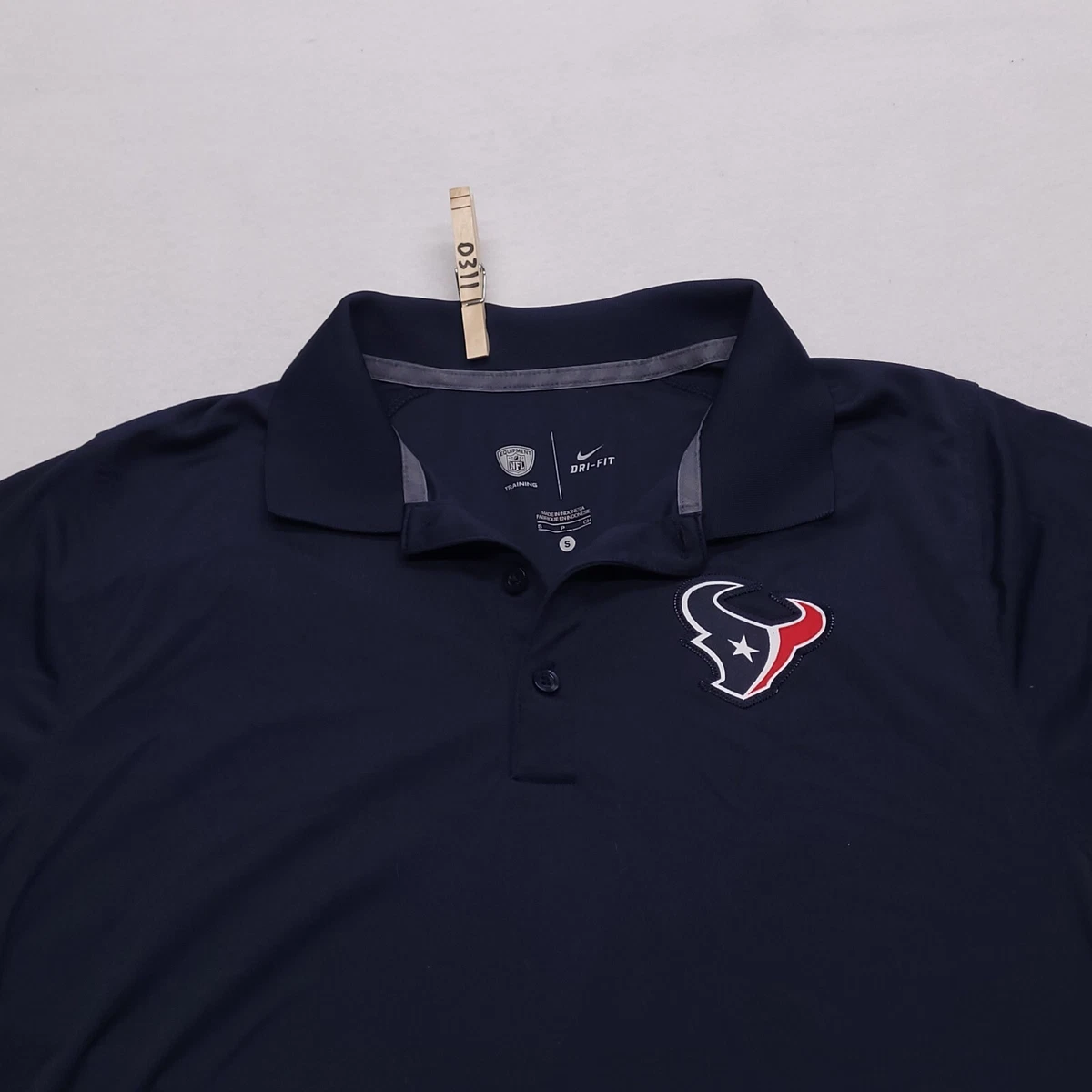 Nike NFL Houston Texans Short Sleeve Polo Shirt Adult Mens Size