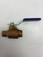 NIBCO MSS SP-110 Brass Ball Valve, Two-Piece, Lever Handle, 1/2” Female