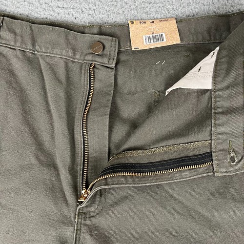 Nuevo Carhartt Para Hombre Suelto Calce Original Lavado Estiércol Verde Talla 40x29 (Etiqueta 40x30) - Imagen 3 de 13