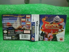 Rudolph The Red-Nosed Reindeer Nintendo DS Cover Art Only