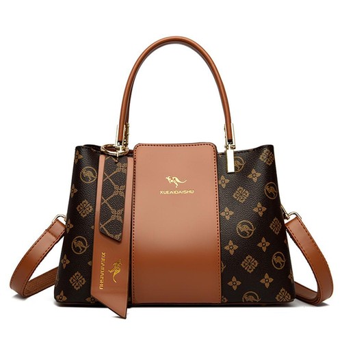 Luxury Handbag Fashion Print Large Capacity Soft Leather Women Shoulder Crossbod - Picture 29 of 36