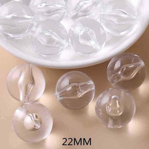 Plastics Transparent Beads Round Clear Beads Jewellery Making Crafts 4 5-30mm - Picture 22 of 24