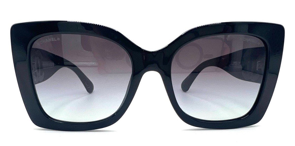 ★新春福袋2024★ CHANEL 5494 1047/S6 Black gradient lens sunglasses 53-18-140 小物