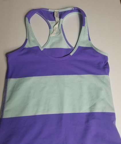 Camiseta sin mangas para mujer Lululemon CRB Cool espalda deportiva talla 4 ajustada A8 - Imagen 2 de 5
