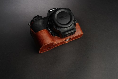 Funda protectora de cuero genuino con media cámara para Nikon Z6 II Nikon Z7 II Z5 - Imagen 24 de 47