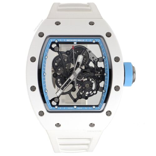 Richard Mille RM 055 Bubba Watson Asia Edition Ceramic Rubber Manual Wind Watch