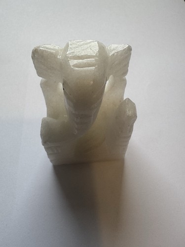 Mini Figura Elefante Posiblemente Ónix Muy Linda Tipo Oriental - Imagen 10 de 12
