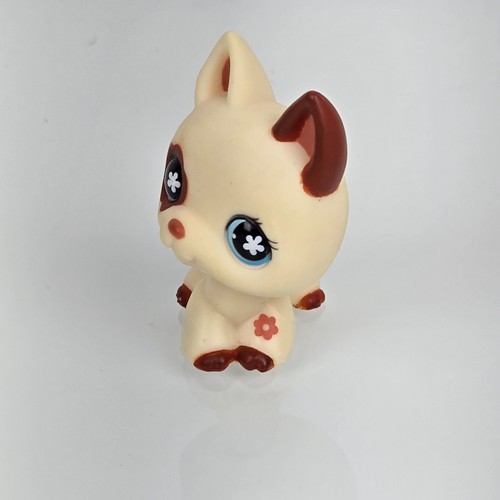 Littlest Pet Shop (LPS) toy, German Shepherd Flower Shape Markings HTF #544 - Picture 2 of 6