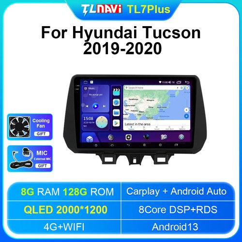 For Hyundai Tucson 2019-20 Carplay Car Radio Multimedia Video Player GPS Screen - Picture 23 of 31