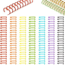 20 Pcs Cinch Wire Binding Wire Twin Loop Wire Binding Spines Spiral Ring Coil