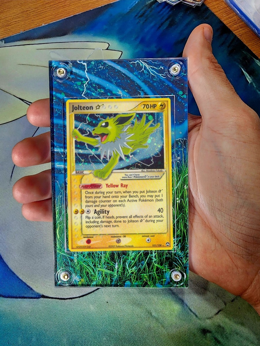 Pokemon Jolteon Gold Star 101/108 Custom Extended Artwork Case | eBay