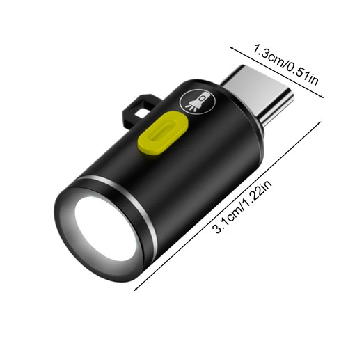 Portable Type C Powered Mini LED Flashlight For Camping And Emergency Use - Picture 2 of 16