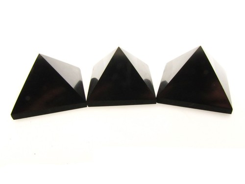 Pirámide de Shungita Karelia 40 mm 1,57 pulgadas MEJOR que Orgone EMF y protección 5G - Imagen 5 de 9
