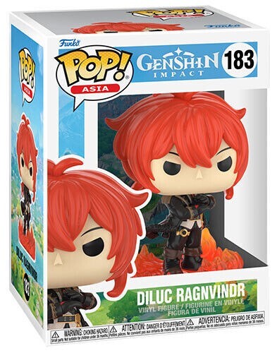 Funko Pop! ASIA GENSHIN IMPACT S2 - (183) DILUC RAGNVINDR MANGA VINYL FIGUR - Bild 2 von 3