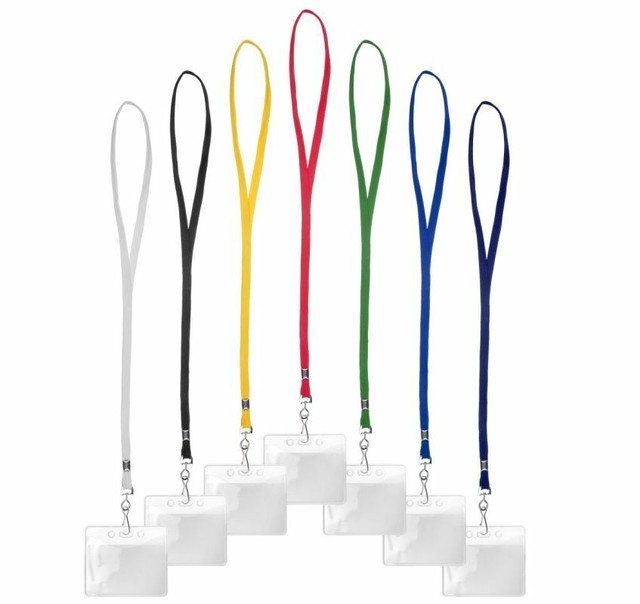 ID Cases Clear DIN A7 Horizontal with 10mm Lanyard - YB8002 ID Cases Clear DIN A7 Horizontal with 10mm Lanyard - YB8002