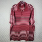 Ping Golf Polo Shirt Sensor Cool Performance Short Sleeve Burgundy Men's Xl Red