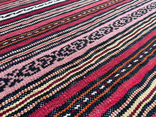 291 x 80cm Vintage Handmade Afghan Carpet Hallway Runner Kilim Oriental Wool Rug - Picture 10 of 24