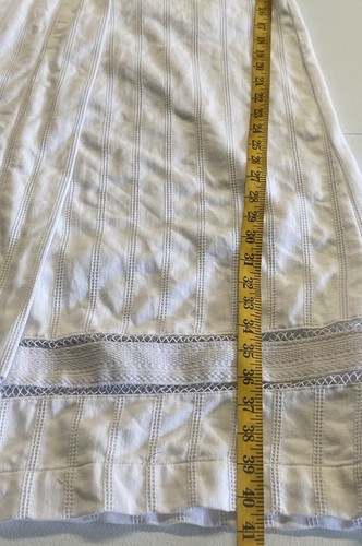 Oscar de La Renta Cream White Soft Cozy Vintage Belted Long Robe XS/S Lounge Spa - Picture 14 of 20