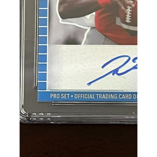 Juego Leaf Pro 2021 metal Justin Fields XRC RC azul arco iris automático/75 Chicago Bears - Imagen 8 de 11