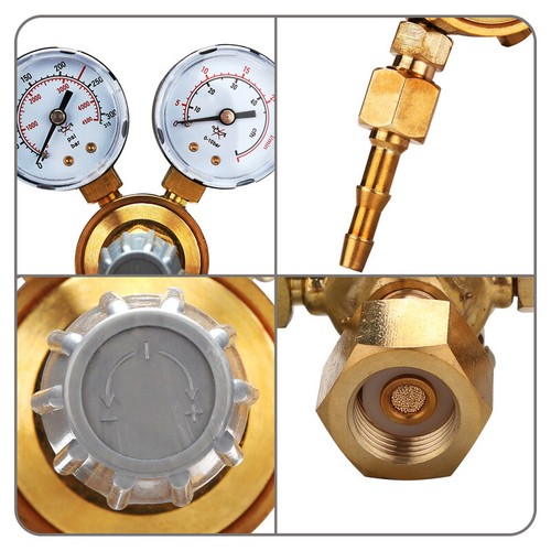 Druckminderer Schutzgas MIG MAG WIG Druckregler Argon Co2/Stickstoff Manometer - Bild 6 von 10