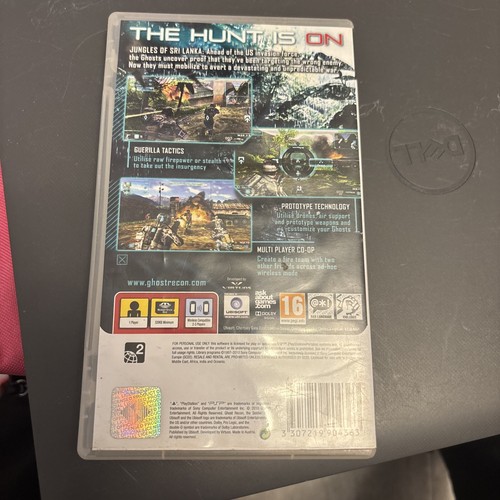 Tom Clancy's Ghost Recon: Predator (Sony PSP, 2010) - Picture 2 of 3