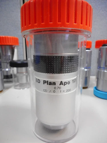 Mitutoyo 100X Microscope Objective Lens BD PLAN APO 100 .70 378-836 Used