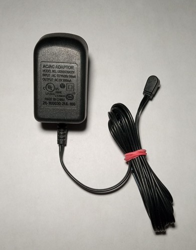 UL AC/AC Adaptor U060030A12V 6V 300mA Adapter (Tested)