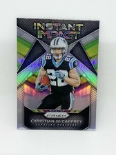 2017 Panini Prizm Christian McCaffrey Instant Impact RC #6 Rookie Card