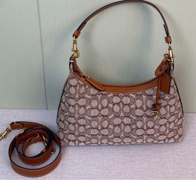コーチ バッグ COACH Juliet shoulder bag in signature textile jacquard